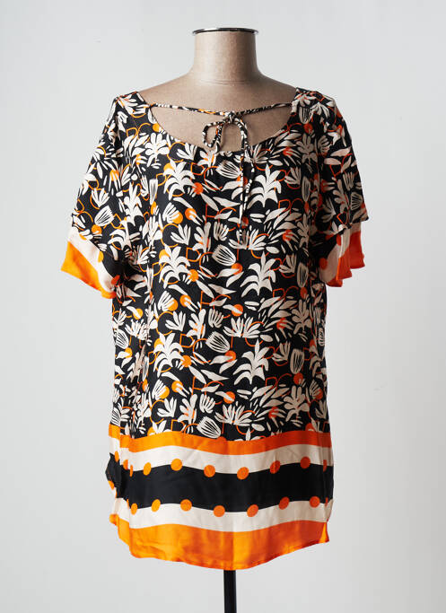 Tunică mâneci scurte negru PAME CARRIONI femeie