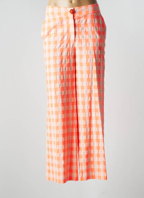 Pantalon larg portocaliu PAME CARRIONI femeie