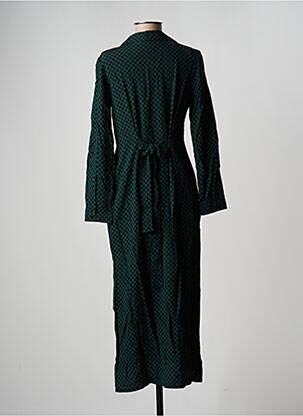 Rochie midi țesătură crep mâneci lungi verde NICE THINGS femeie