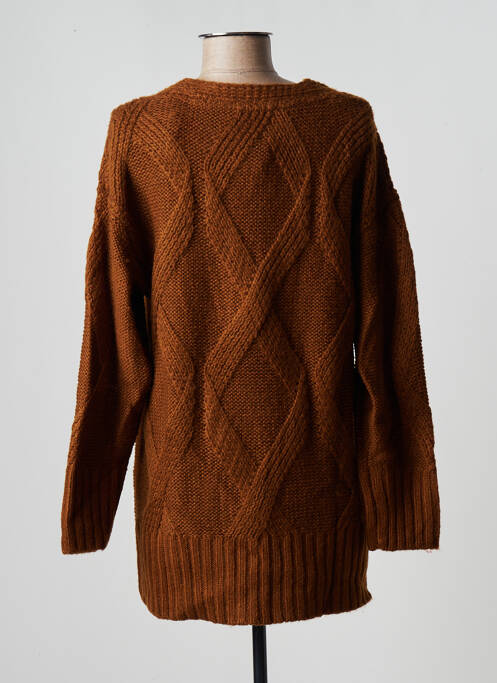 Pulover tunică maro SCHOOL RAG femeie