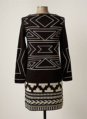 Rochie scurtă mâneci lungi mâneci lungi negru MARIA BELLENTANI femeie