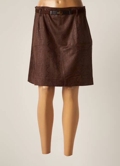 Fustă scurtă maro LOLESFILLES femeie