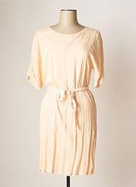 Rochie scurtă mâneci 3/4 mâneci 3/4 portocaliu YAYA femeie