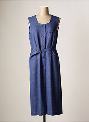 Rochie midi albastru GEVANA femeie