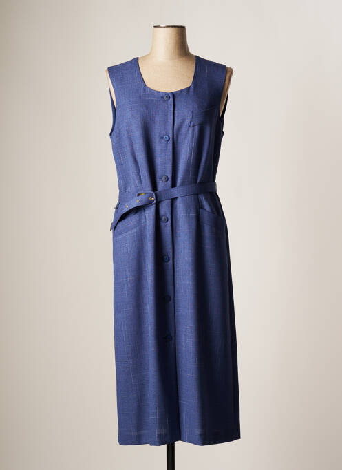 Rochie midi albastru GEVANA femeie