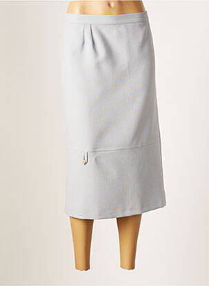 Fustă midi albastru GEVANA femeie