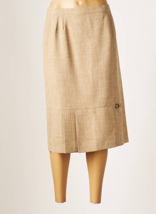 Fustă midi bej GEVANA femeie