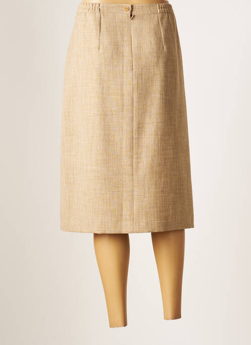 Fustă midi bej GEVANA femeie