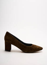 Pantofi cu toc nubuc toc de 4 la 6 cm verde FUGITIVE BY FRANCESCO ROSSI femme