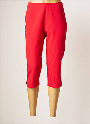 Pantalon trei sferturi roșu BARANDI femeie