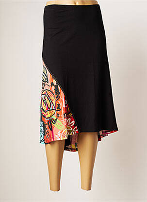 Fustă midi negru FRANCOISE F femeie