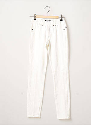 Jegging elasticitate alb LEGZSKIN femeie