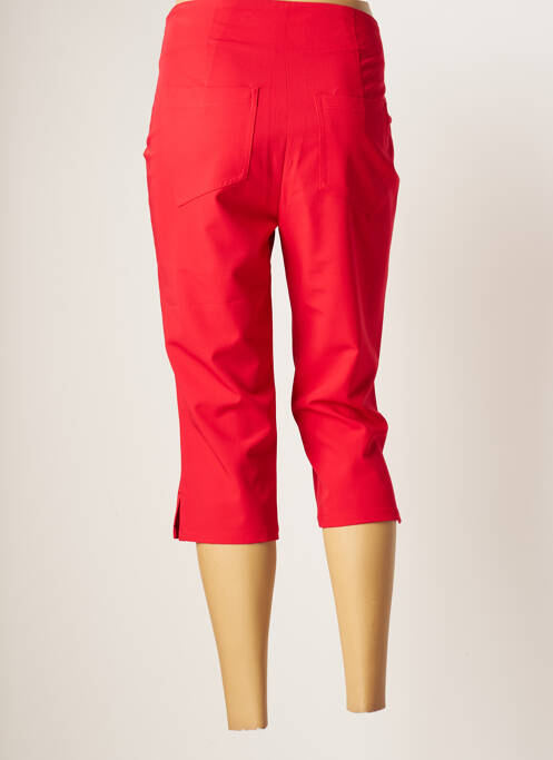 Pantalon trei sferturi roșu BARANDI femeie