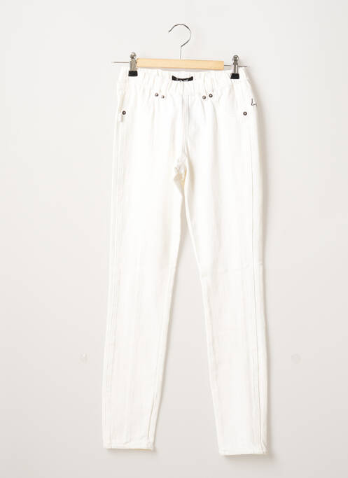 Jegging alb LEGZSKIN femeie