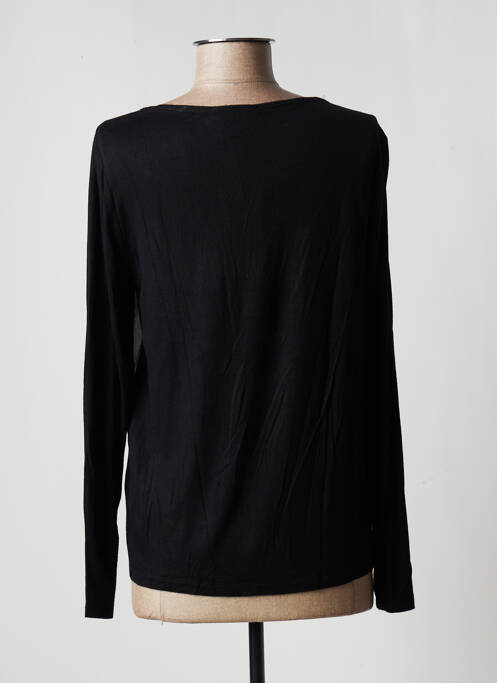 Polo negru MISSING JOHNNY femeie