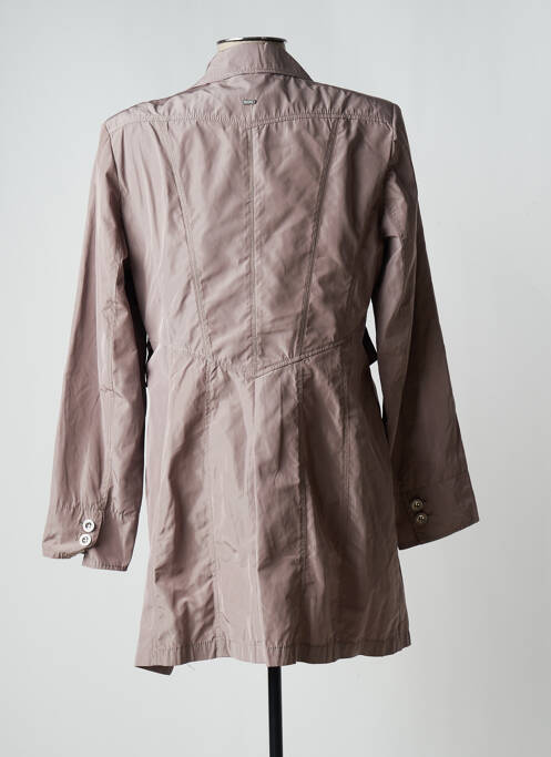 Impermeabil buzunare fără glugă maro #144894 femme