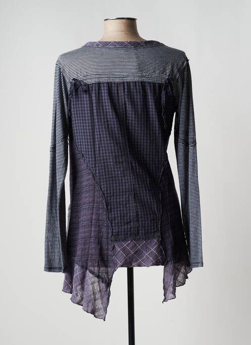 Vestă cu mâneci lungi albastru AKELA KEY femeie