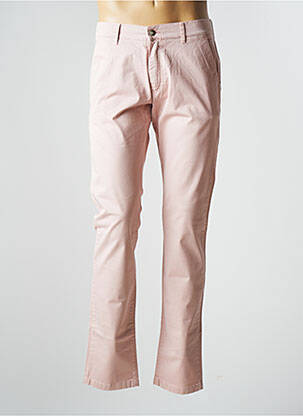 Pantalon chino țesătură poplin mărime normală roz LCDN femeie