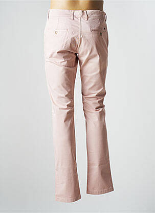 Pantalon chino țesătură poplin mărime normală roz LCDN femeie