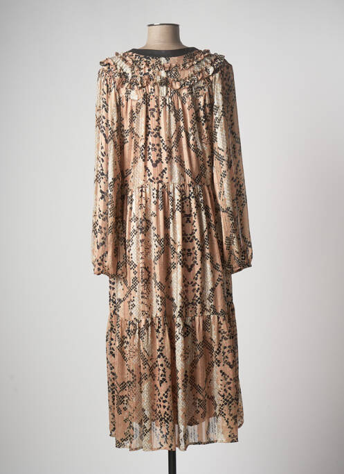 Rochie lungă bej NÜ femeie