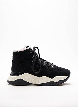 Adidași toc platformă toc de 4 la 6 cm negru CRIME LONDON femeie