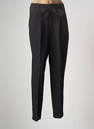 Pantalon slim talie înaltă talie înaltă negru TEDDY SMITH femeie