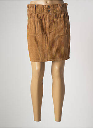 Fustă scurtă bej TEDDY SMITH femeie