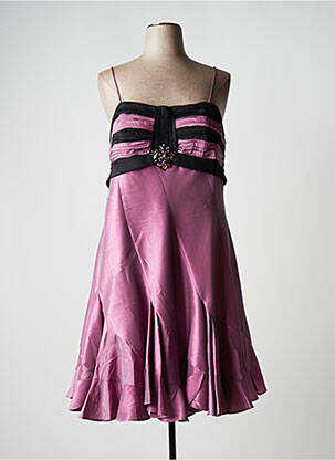 Rochie midi fără mâneci fără mâneci violet CREATIF PARIS femeie