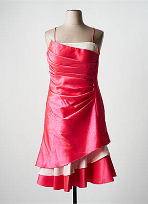 Rochie midi roz CREATIF PARIS femeie