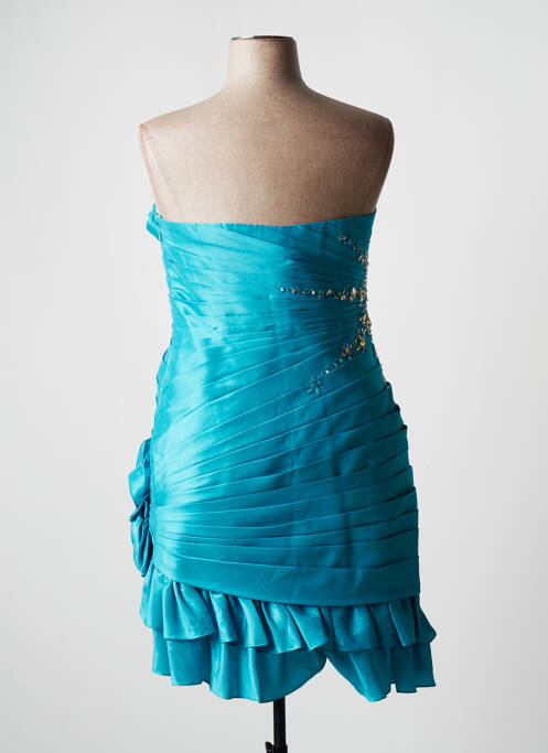 Rochie midi albastru ELLEBELINE femeie