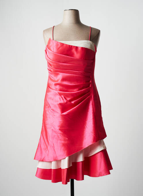 Rochie midi roz CREATIF PARIS femeie