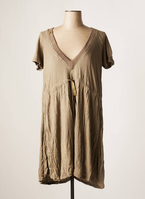 Rochie midi bej DIESEL femeie