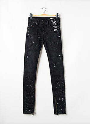 Blugi cu croială slim negru DIESEL bărbat