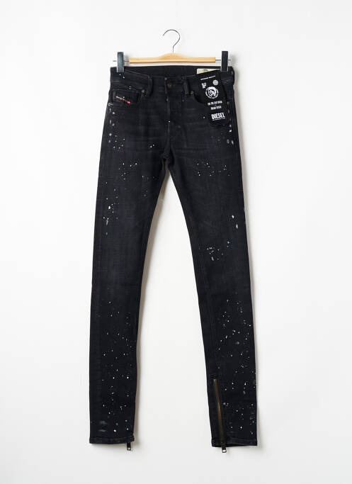 Blugi cu croială slim negru DIESEL bărbat