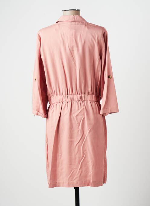 Rochie midi roz C'EST BEAU LA VIE femeie