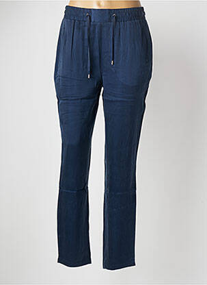 Pantalon drept albastru JULIE GUERLANDE femeie