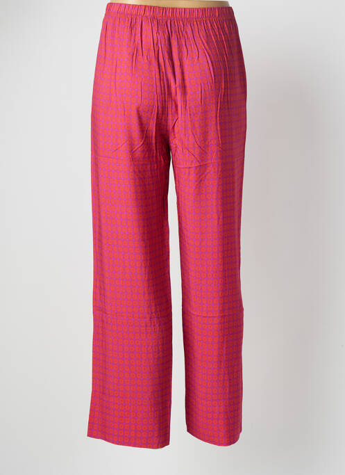 Pantalon drept portocaliu FRANCK ANNA femeie