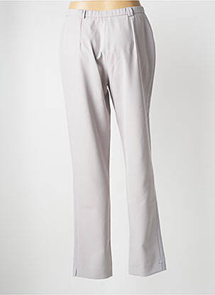 Pantalon drept elasticitate talie înaltă gri GREGORY PAT femeie