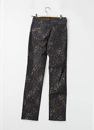 Pantalon drept țesătură crep talie înaltă negru MERI & ESCA femeie