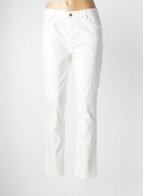 Pantalon drept alb FRED SABATIER femeie