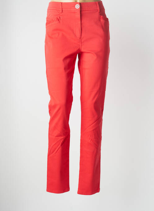 Pantalon slim roșu PAUSE CAFE femeie