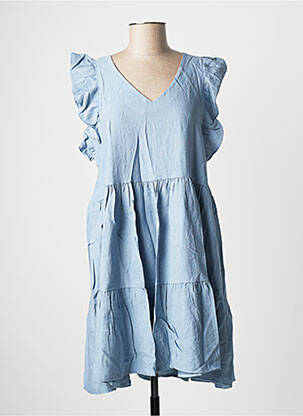 Rochie scurtă albastru VINTAGE LOVE femeie