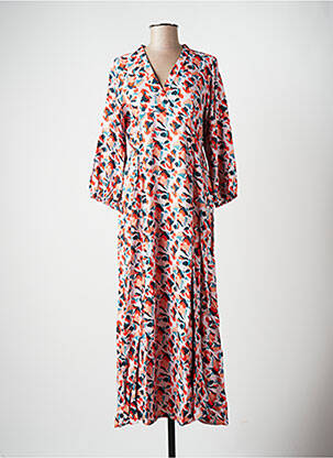 Rochie lungă portocaliu ANGE femeie