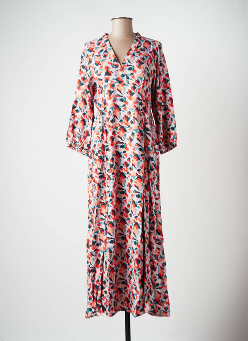 Rochie lungă portocaliu ANGE femeie