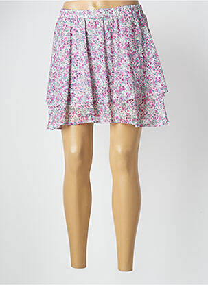 Fustă scurtă roz RUE DES ABBESSES femeie