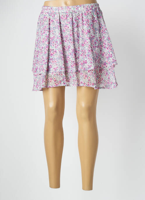 Fustă scurtă roz RUE DES ABBESSES femeie