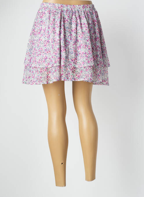 Fustă scurtă roz RUE DES ABBESSES femeie