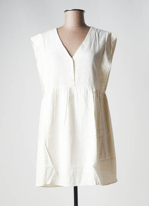 Rochie scurtă bej SEASON femeie