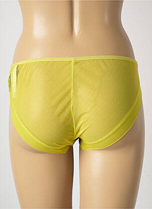Chilot efect material satinat galben ANDRES SARDA femeie
