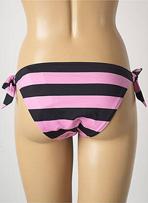 Chiloți de baie efect material satinat bikini negru ANDRES SARDA femeie